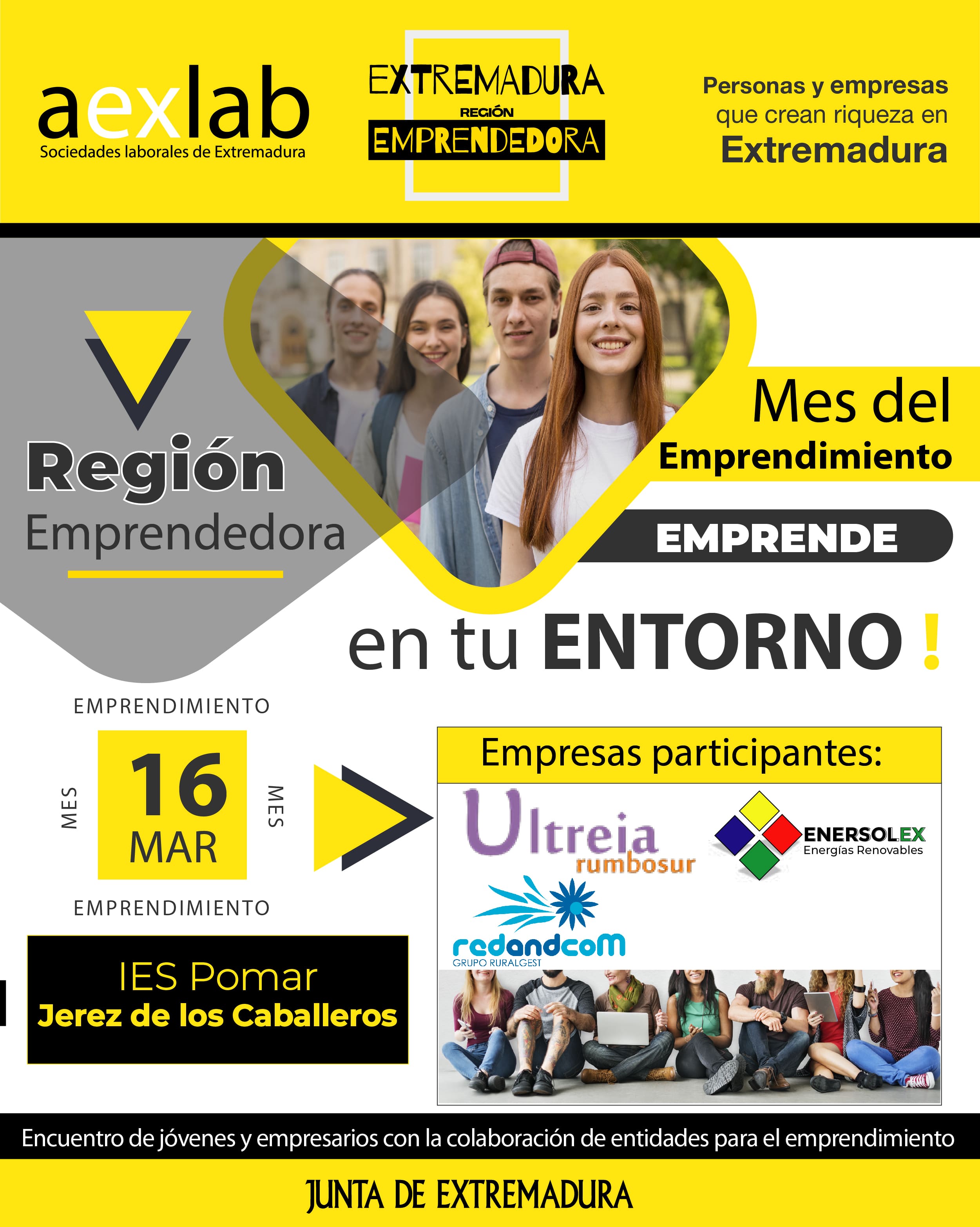 Mes del emprendimiento aexlab junta extremadura empresas jerez de los caballeros 0512